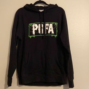 forever and always pirate gang PGFA limited edition hoodie black medium